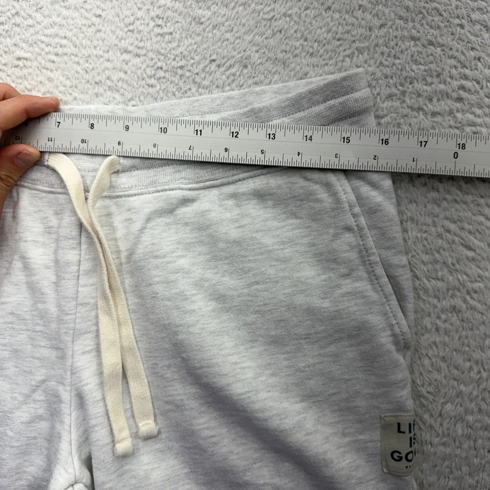 Life is Good Womens‎ Gray Heather Sweatpants Joggers Cotton Blend M S22-W20023